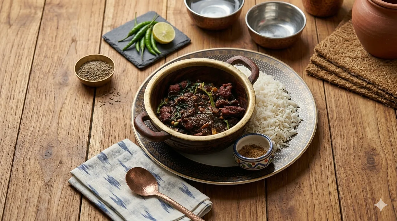 Kankung Beef with White Rice
